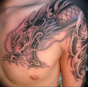 Фото рисунка тату дракон 12.10.2018 №141 - dragon tattoo - tattoo-photo.ru