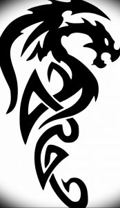 Фото рисунка тату дракон 12.10.2018 №143 - dragon tattoo - tattoo-photo.ru