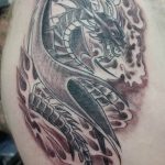 Фото рисунка тату дракон 12.10.2018 №145 - dragon tattoo - tattoo-photo.ru