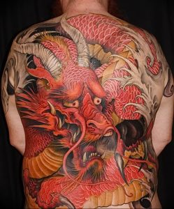 Фото рисунка тату дракон 12.10.2018 №152 - dragon tattoo - tattoo-photo.ru