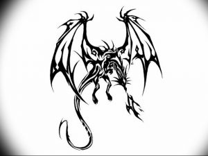 Фото рисунка тату дракон 12.10.2018 №159 - dragon tattoo - tattoo-photo.ru