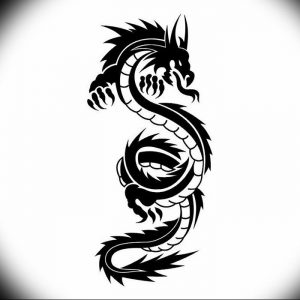 Фото рисунка тату дракон 12.10.2018 №162 - dragon tattoo - tattoo-photo.ru