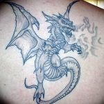 Фото рисунка тату дракон 12.10.2018 №163 - dragon tattoo - tattoo-photo.ru