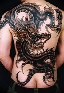Фото рисунка тату дракон 12.10.2018 №164 - dragon tattoo - tattoo-photo.ru