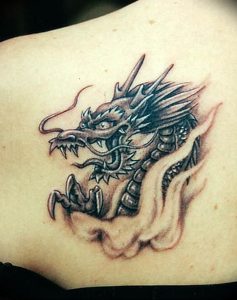 Фото рисунка тату дракон 12.10.2018 №174 - dragon tattoo - tattoo-photo.ru