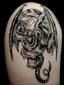Фото рисунка тату дракон 12.10.2018 №175 - dragon tattoo - tattoo-photo.ru