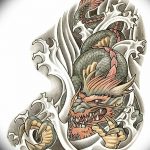 Фото рисунка тату дракон 12.10.2018 №178 - dragon tattoo - tattoo-photo.ru