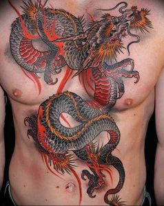 Фото рисунка тату дракон 12.10.2018 №183 - dragon tattoo - tattoo-photo.ru