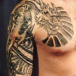 Фото рисунка тату дракон 12.10.2018 №190 - dragon tattoo - tattoo-photo.ru