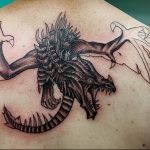 Фото рисунка тату дракон 12.10.2018 №194 - dragon tattoo - tattoo-photo.ru