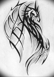 Фото рисунка тату дракон 12.10.2018 №207 - dragon tattoo - tattoo-photo.ru