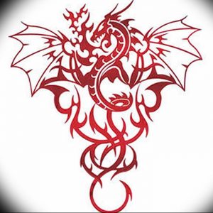Фото рисунка тату дракон 12.10.2018 №208 - dragon tattoo - tattoo-photo.ru