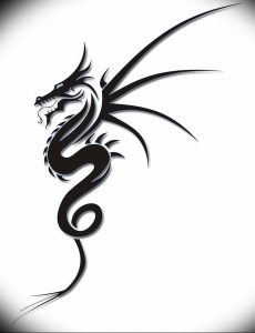 Фото рисунка тату дракон 12.10.2018 №209 - dragon tattoo - tattoo-photo.ru