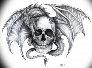 Фото рисунка тату дракон 12.10.2018 №212 - dragon tattoo - tattoo-photo.ru