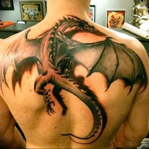 Фото рисунка тату дракон 12.10.2018 №217 - dragon tattoo - tattoo-photo.ru