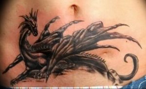 Фото рисунка тату дракон 12.10.2018 №225 - dragon tattoo - tattoo-photo.ru