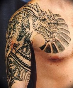 Фото рисунка тату дракон 12.10.2018 №227 - dragon tattoo - tattoo-photo.ru