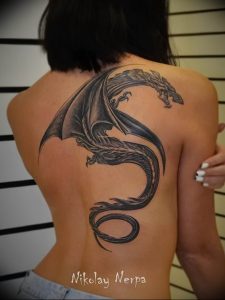 Фото рисунка тату дракон 12.10.2018 №231 - dragon tattoo - tattoo-photo.ru