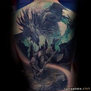 Фото рисунка тату дракон 12.10.2018 №232 - dragon tattoo - tattoo-photo.ru
