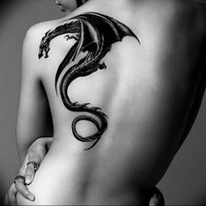 Фото рисунка тату дракон 12.10.2018 №234 - dragon tattoo - tattoo-photo.ru
