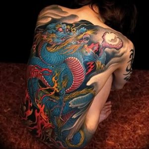 Фото рисунка тату дракон 12.10.2018 №235 - dragon tattoo - tattoo-photo.ru