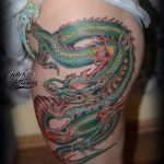 Фото рисунка тату дракон 12.10.2018 №241 - dragon tattoo - tattoo-photo.ru