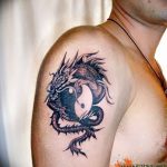 Фото рисунка тату дракон 12.10.2018 №244 - dragon tattoo - tattoo-photo.ru