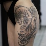 Фото рисунка тату дракон 12.10.2018 №247 - dragon tattoo - tattoo-photo.ru