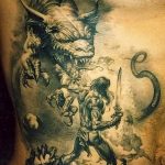 Фото рисунка тату дракон 12.10.2018 №250 - dragon tattoo - tattoo-photo.ru