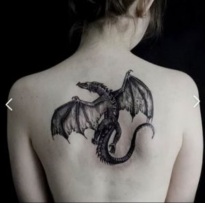 Фото рисунка тату дракон 12.10.2018 №257 - dragon tattoo - tattoo-photo.ru