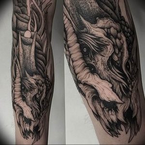 Фото рисунка тату дракон 12.10.2018 №268 - dragon tattoo - tattoo-photo.ru