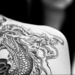 Фото рисунка тату дракон 12.10.2018 №274 - dragon tattoo - tattoo-photo.ru