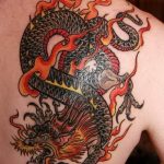 Фото рисунка тату дракон 12.10.2018 №276 - dragon tattoo - tattoo-photo.ru