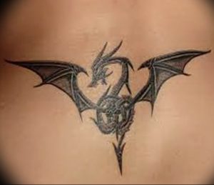 Фото рисунка тату дракон 12.10.2018 №280 - dragon tattoo - tattoo-photo.ru