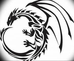 Фото рисунка тату дракон 12.10.2018 №281 - dragon tattoo - tattoo-photo.ru