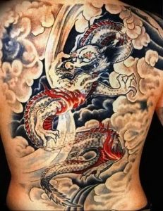 Фото рисунка тату дракон 12.10.2018 №282 - dragon tattoo - tattoo-photo.ru