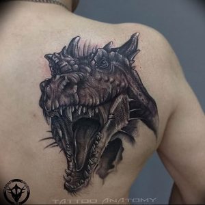 Фото рисунка тату дракон 12.10.2018 №290 - dragon tattoo - tattoo-photo.ru
