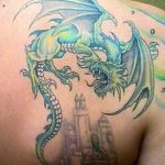 Фото рисунка тату дракон 12.10.2018 №291 - dragon tattoo - tattoo-photo.ru