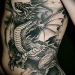 Фото рисунка тату дракон 12.10.2018 №299 - dragon tattoo - tattoo-photo.ru