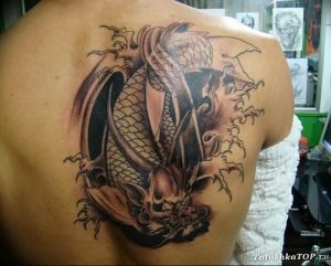 Фото рисунка тату дракон 12.10.2018 №305 - dragon tattoo - tattoo-photo.ru
