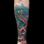 Фото рисунка тату дракон 12.10.2018 №308 - dragon tattoo - tattoo-photo.ru