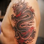 Фото рисунка тату дракон 12.10.2018 №319 - dragon tattoo - tattoo-photo.ru