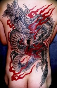 Фото рисунка тату дракон 12.10.2018 №321 - dragon tattoo - tattoo-photo.ru