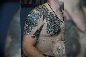 Фото рисунка тату дракон 12.10.2018 №324 - dragon tattoo - tattoo-photo.ru