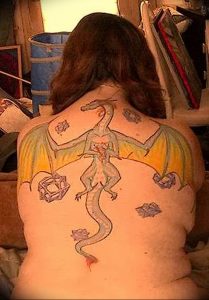 Фото рисунка тату дракон 12.10.2018 №352 - dragon tattoo - tattoo-photo.ru