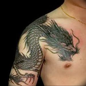 Фото рисунка тату дракон 12.10.2018 №353 - dragon tattoo - tattoo-photo.ru