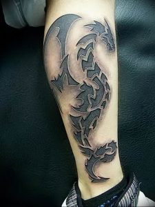 Фото рисунка тату дракон 12.10.2018 №355 - dragon tattoo - tattoo-photo.ru