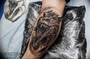 Фото рисунка тату дракон 12.10.2018 №359 - dragon tattoo - tattoo-photo.ru
