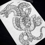 Фото рисунка тату дракон 12.10.2018 №365 - dragon tattoo - tattoo-photo.ru