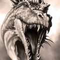 Фото рисунка тату дракон 12.10.2018 №373 - dragon tattoo - tattoo-photo.ru
